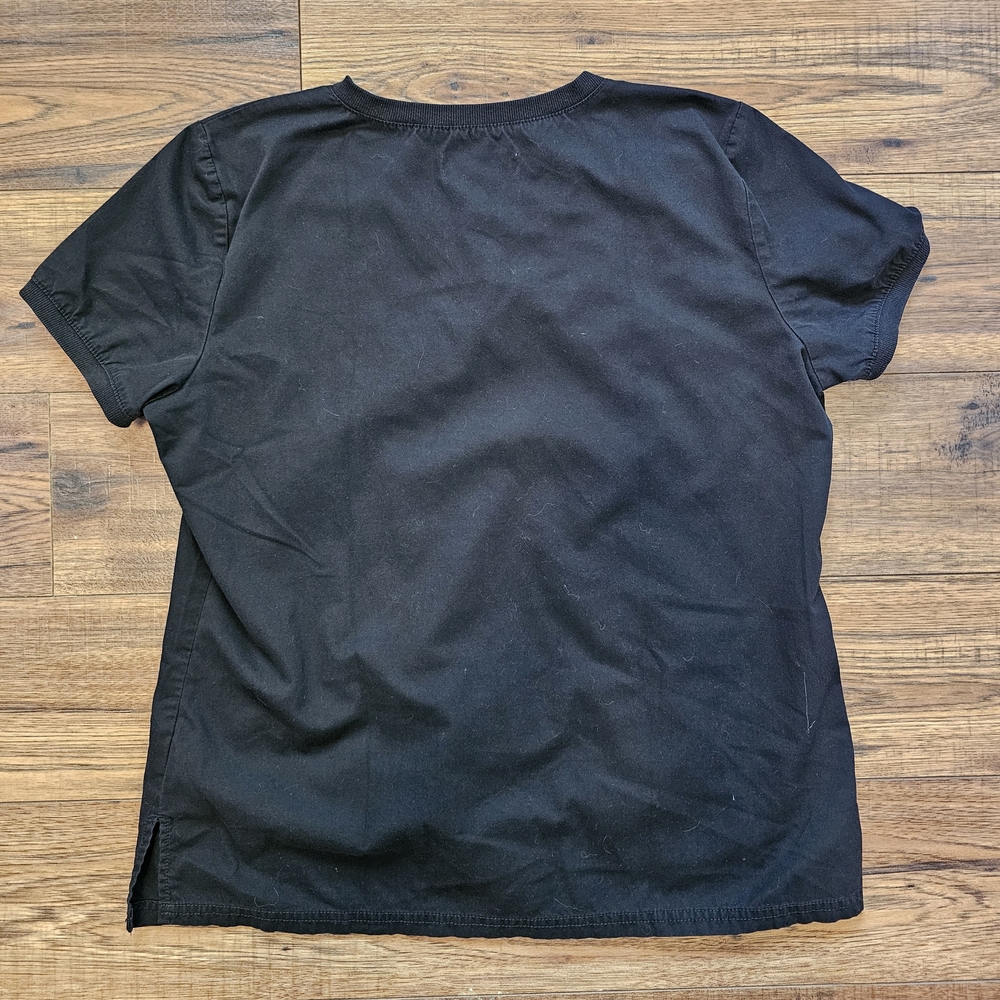 Koi Comfort Women's Black V-Neck Scrub Top Size L - Picture 4 of 4